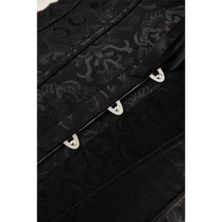 Embroidered Burlesque Corset N2650