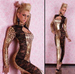 lace & Leopard jumpsuit N1652