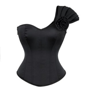 Gothic One-Shoulder Retro European And American Style Women's Waistcoat Shaping Top N23650