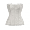 Women's White Lace Waisted Palace Shapewear N23574