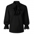Men's Renaissance Victorian Steampunk Ruffled Medieval Halloween Costume N23532