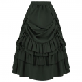 Women's Medieval Renaissance Retro Gothic Punk Skirt N23508