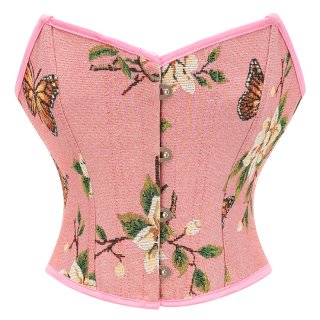 Women's Backless Bandeau Shapewear Strappy Crop Top N23479
