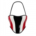 Sexy Women Corset Leather PU Corp Top Fashion Halter Corset N23401