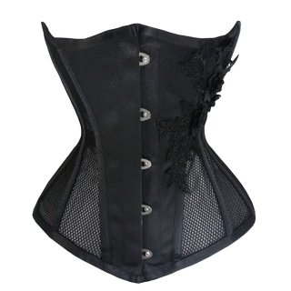 Sexy 14 Steel Boned See-through Mesh Breathable Bodyshaper Waist Cincher Underbust Corset N23367