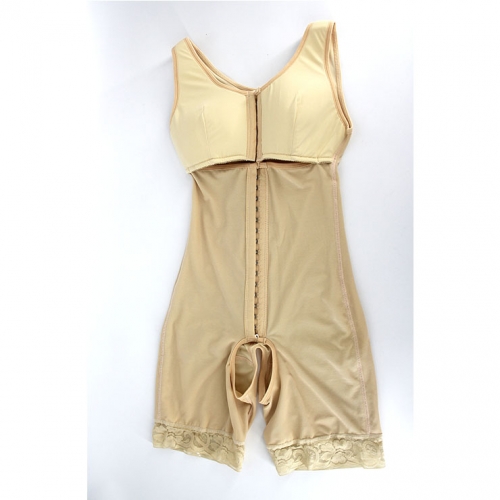 Women's Complexion Front Hooks Leaking Crotch Butt Lifter Shapewear Thigh Slimmer PT23266
