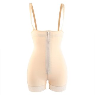 Sexy Complexion Spaghetti Straps Zipper Slimming Jumpsuit Underwear PT23258