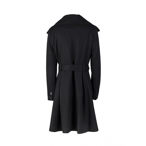 Women's Elegant Woolen Long Trench Coat N12178