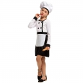 Sexy Girl Cook Uniform Cosplay Mini Dress Children Masquerade Costume N22948