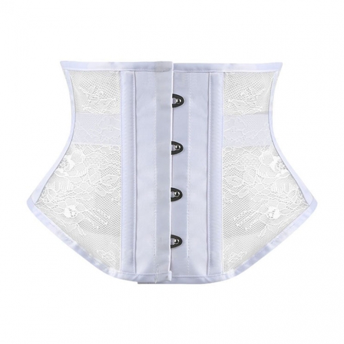 Sexy 8 Steel Boned See-through Lace Bodyshaper Waist Cincher Underbust Corset N22903