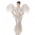 Sexy Fashion Narrow Long Sleeve Fishtail Skirt Angel Cosplay Costume N22585