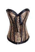 Strapless Black Burlesque Corset N22364