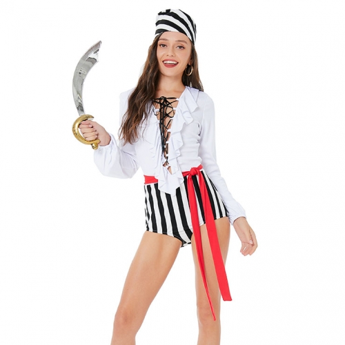 Luxury Sexy Women's Pirate Adult Costume N22359