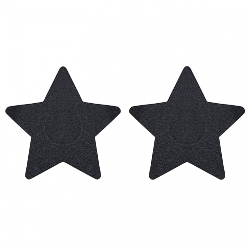 Sexy Fetish Nipple Covers Black Pentagram Self Adhesive Nipple Pasties MS22035