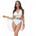 3pcs Sexy Goddess Greek Mythology Noble Adult Bodysuit Halloween Cosplay Costume N22031