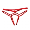 Sexy Crotchless Bandage Cut-out Fetish Underwear Strappy Thong PT21946