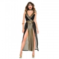 4pcs Sexy Egyptian Queen Dress Adult Cosplay Greek Goddess Masquerade Ball Costume N21672
