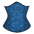 Victorian Gothic Brocade Boned Underwear Waist Cincher Body Shaper Underbust Corset N21650