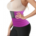Unisex Elastic Waist Cincher Velcro Girdle Breathable Sports Workout Fitness Body Shaper Belt N21474