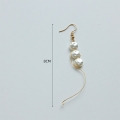 Lovely Pearl Artificial Mermaid Cosplay Handmade Summer Beach Vacation Pendant Earrings J21461