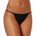 Sexy Black Elastic Bikini Thong Low Waist T-back PT21290