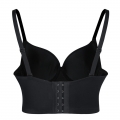 Sexy Shining Rhinestone B Cup Spaghetti Straps Bustier Bra Clubwear Crop Top N21200