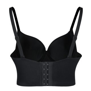 Sexy Shining Rhinestone B Cup Spaghetti Straps Bustier Bra Clubwear Crop Top N21200