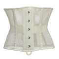 Women's 16 Steel Boned Breathable Mesh Waist Training Corset Waspie N20972