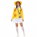 5Pcs Women's Cute Little Yellow Duck Long Sleeve Tops Skirt Suit Adult Cosplay Costume N20803