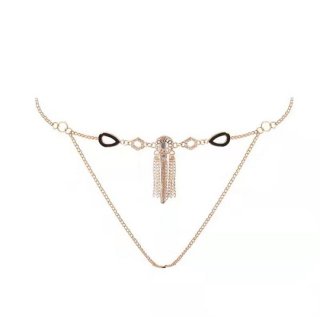 Women's Sexy Tassel Bikini Panties Jewelry Underwear Chain Thong PT20667