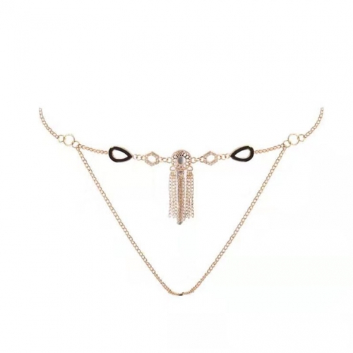 Women's Sexy Tassel Bikini Panties Jewelry Underwear Chain Thong PT20667