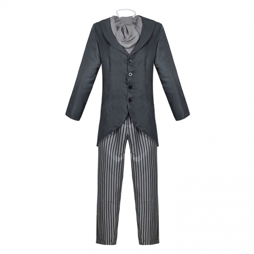 Men's Horror Tim Burton's Corpse Bride Hero Victor Party Suit Adult Cosplay Costume N20498