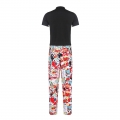 Men 's Funny Surprise Bomb Graffiti Print Personalized Party Suit Adult Cosplay Costume N20485