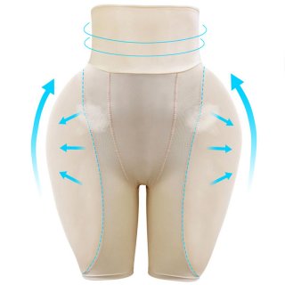 Sexy Complexion High Waist Cropped Boxer Shorts Elastic Slimming Panties Shapewear Underwear PT20395
