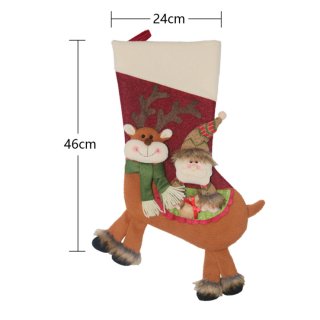 Christmas Stocking Santa Claus Eve Dinner Party Tree Decoration XT19910