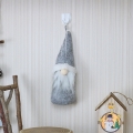 Square Grey Faceless Doll Plush Toy Gift Small Pendant Christmas Decoration Accessory XT19885