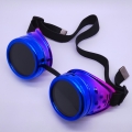 Fashion Gradient Color Black Lens Halloween Masquerade Party Goggles MS19822