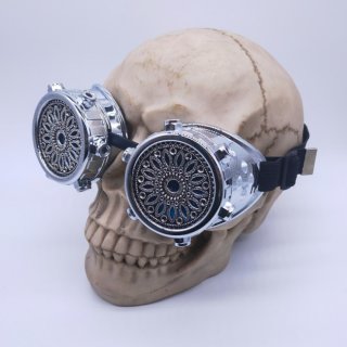 Steampunk Baroque Floral Lens Glasses Halloween Masquerade Party Goggles MS19816