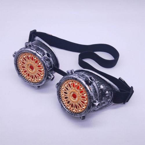Steampunk Baroque Floral Lens Glasses Halloween Masquerade Party Goggles MS19814
