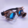 Steampunk Magnifier Rivet Glasses Halloween Masquerade Party Goggles MS19800