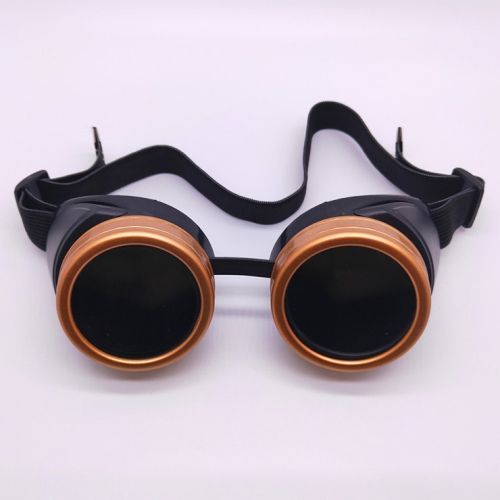 Steampunk Ancient-gold Removable Frame With Cover Glasses Masquerade Party Goggles MS19794