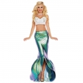 4pcs Sexy Daughter Of The Sea Mythical Tops And Mermaid Skirt Adult Cosplay Costume N19495