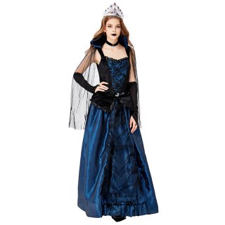 Elegant Adult Vampiress Queen Halloween Cosplay Costume N17739