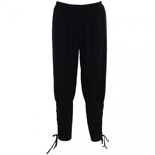 Men's Fashion Elastic High Waisted Costume Jodhpurs Comfort Sweatpants N19049