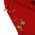5Pcs Sexy Red Adult Belly Dance Persia Dancer Costume The Lamp Elves Costume N18895