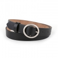 Fashion PU Leather Alloy Round Buckle Waist Belt Accessory N18777