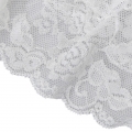 Sexy White V Neck Floral Lace Spaghetti Strap Crop Top and Panty Lingerie Set N17348