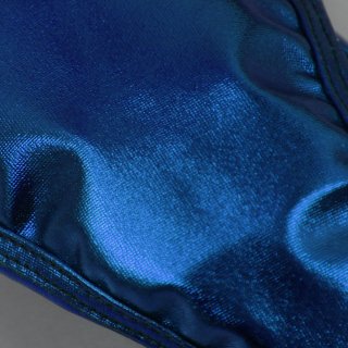 Sexy Blue Low Waist Faux Leather Thong Night Club T-back PT16583