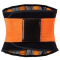 Unisex Orange Neoprene Stripe Waist Trainer Body Shaper Belt N15283