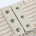 Fashion Leather Frill Front Lace-up Elastic Wide Girdle Dress Belt N14802